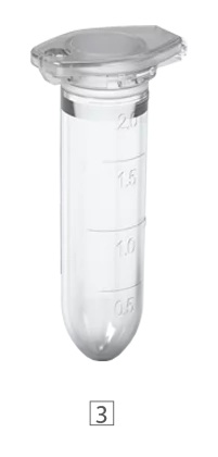 5615109 Мікропробірки, 2 мл, стерильні , Ratiolab